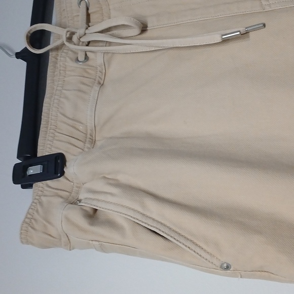 French Connection Tan Pants, Adjustable Waist, Gentle Used, SZ 14, Super Stretch - Picture 3 of 8